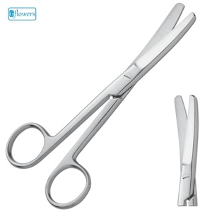 Tijeras Quirúrgicas Sixflowers de Acero Inoxidable, Instrumento Manual para Cirugía General, Clase I, Certificado CE - Product Image 1