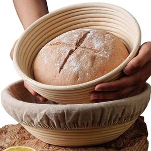 Sourdough Banneton for Baking Home Lovers Eco Friendly Natural Rattan Bread Proofing Bowl Durable Lightweight Kitchenware - Product Image 1