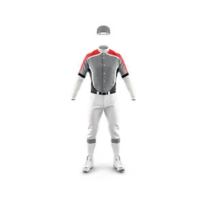 Nouveaux ensembles d'uniformes de baseball personnalisés de qualité supérieure, imprimés par transfert thermique, respirants, à séchage rapide, sublimés, 100 % polyester, personnalisables à l'avant - Product Image 2