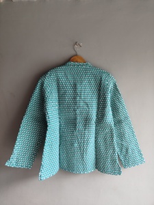 Floral Print Mandarin Collar Cotton Blouse Full Sleeve Casual Button Front Vintage Winter Women's <b>Top</b> Quick Dry Soft Gift for - Product Image 6