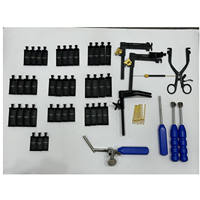 Ensemble de 57 instruments chirurgicaux cervicaux manuels Caspar, avec revêtement or et noir, OEM Zelmi Surgical