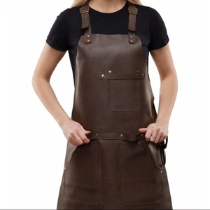 Thick Genuine Leather Smell Proof Heavy Duty Multi-Function Apron for Metal Finishing Buffing-Professional Industrial Protection - Product Image 1