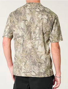 Venta al por mayor Camiseta Oversize de Caza con Hombros Caídos Estilo Hip Hop, Cortavientos, de Poliéster/Algodón con Camuflaje RealTree, Haus - Product Image 2