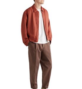 แจ็คเก็ตนักบินแบบซิปเต็มตัว คุณภาพสูง ขายส่ง เสื้อแจ็คเก็ตบอมเบอร์ ความหนาปกติ ผ้าโพลีเอสเตอร์ผสมคอตตอน ย้อมสีพื้น สำหรับผู้ชาย - Product Image 3