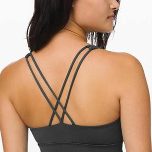 Sujetador Deportivo Ajustable sin Costuras con Soporte Alto y Estiramiento en Cuatro Direcciones, Diseño a Cuadros, para Mujer, Verano, Yoga, Fitness, Deportes al Aire Libre - Product Image 5