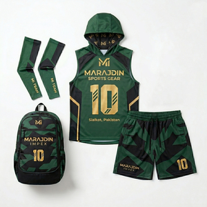 Uniformes de Fútbol 7V7 Personalizados, Bordados, Transpirables, con Características Personalizadas, Incluyendo Nombre del Equipo, Números y Pantalones Cortos - Product Image 1