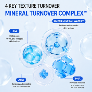 Crema Facial Hyper Mineral para Renovación de la Piel con AHA, PHA y LHA, Exfoliación Suave, Cuidado para Textura Áspera, Solución Facial Iluminadora - Product Image 4