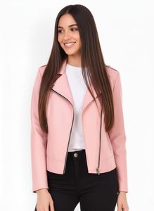 New Stylish Casual Wear Adult Size Women <b>Leather</b> Jacket Manufacturing Best Quality Genuine <b>Leather</b> Women <b>Leather</b> Jacket - Product Image 3