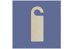 ป้ายประตูโรงแรมที่ทำด้วยวิธีการปั๊มและเคลือบด้วยผงสี - Product Image 2