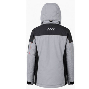 Men's Heavy Winter Parka <b>Jacket</b> with Adjustable Drawstring Hood, Thermal Lining, Durable Fabric and Stylish Casual Design - Product Image 2