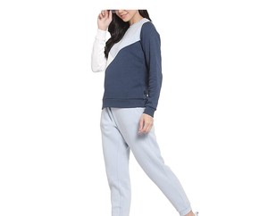Sweat-shirt à manches longues pour femme, de haute qualité, respirant, doublé pour l'hiver, uni, décontracté, tendance, vente en gros - Product Image 4