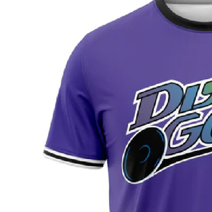 Camisetas de Disc Golf Personalizadas con Sublimación de Tinte Completo, Fabricante de Ropa Deportiva con Absorción de Humedad OEM ODM - Product Image 5