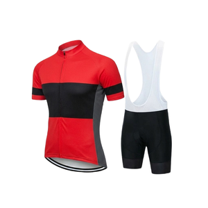 Conjunto de Ciclismo Profesional con Acolchado de Gel 19D, Jersey Transpirable de Manga Corta y Culotte con Tirantes de Ajuste Anatómico - Product Image 3