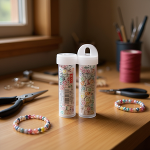 Abalorios Ilan en Bote 6x6mm 15g en Forma de Corazón para la Creación de Joyería - Product Image 2