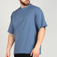 T-shirt Homme Grande Taille Streetwear à Grammage Lourd, Impression Sérigraphique, Design Compressé