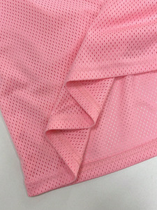 Camiseta de Fútbol Rosa Oversize para Mujer con Malla, Apliques de Satén y Número, Estilo Urbano, Transpirable, Casual, Top de Moda Urbana - Product Image 5