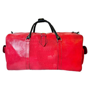 Sac de voyage en cuir imperméable grande capacité pour hommes, sac de sport tendance, vente chaude, cuir de vachette véritable de luxe, logo personnalisé - Product Image 1