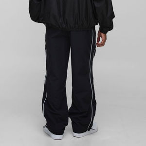 Pantalon de survêtement ample et décontracté pour homme, 100 % coton lavé, écologique, respirant, grande taille, qualité supérieure, coupe ample et épaisse - Product Image 3