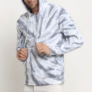 เสื้อฮู้ดดี้ขายส่งจากโรงงานปี 2026 ฮู้ดดี้พิมพ์ลายมัดย้อมพร้อมโลโก้สั่งทำ ฮู้ดดี้โพลีเอสเตอร์สีสันตามสั่งสำหรับผู้ชาย - Product Image 2