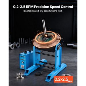 Positionneur de soudage rotatif, capacité de 661 lb, table pivotante inclinable de 45 à 90 degrés, 0,2 à 2 tr/min - Product Image 4