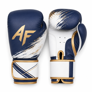 Gants de boxe professionnels personnalisés en cuir de vachette, gants d'entraînement et de sparring, rembourrage en mousse multicouche, support respirant pour le poignet - Product Image 1