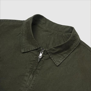 Chaqueta de sarga de algodón para hombre, diseño casual de alta calidad y personalizado, tela suave y transpirable para atletas profesionales - Product Image 6