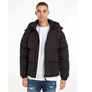 Custom Men's Winter Puffer Jacket Hooded Thickened Warm <b>Bubble</b> <b>Coat</b> Water-Resistant Padded Quilted Outdoor Men's Outerwear - Product Image 2