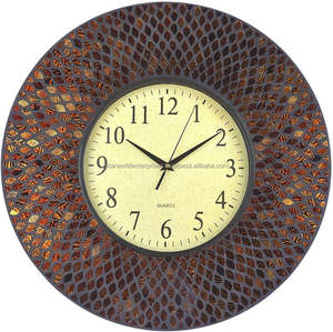 Mosaico de cristal espejo hierro reloj Metal decoración hogar Vintage antiguo Industrial hecho a mano diseño clásico - Product Image 6