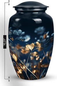 Urnas funerarias de latón para adultos, urnas hechas a mano para hombre y mujer, urnas decorativas de alta calidad. - Product Image 2