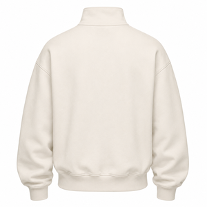 เสื้อสเวตเชิ้ตผู้ชายแบบลำลอง คอซิป ¼ ซิป ผ้าฝ้ายนุ่ม สวมหัว ปักลายได้ตามสั่ง ชุดยูนิฟอร์มบริษัท ขายส่ง - Product Image 2