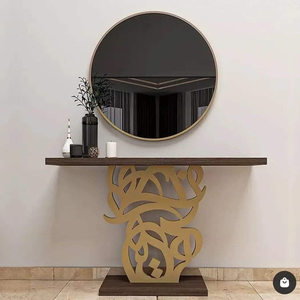 Modern Brass <b>Coffee</b> <b>Table</b> <b>Set</b> with Marble Top Contemporary <b>Nesting</b> Side <b>Tables</b> for Living Room Decor - Product Image 3