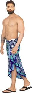 Pareo de Playa Informal para Hombre, Ligero, de Poliéster, para el Verano - Product Image 1
