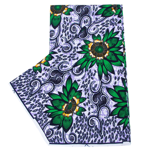 Tela de Algodón 100% con Estampado Africano de Cera de Tanzania y Estampado Ankara, Diseños Multicolores Brillantes para Estilo Tradicional y Moderno - Product Image 4