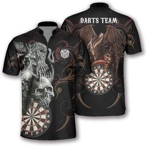 Polo de fléchettes personnalisé sublimé – Maillot de fléchettes tendance - Product Image 1