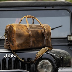 Bolsa de lona de cuero vintage, venta al por mayor, bolsa de lona de viaje de cuero hecha a mano, bolsas de mano debajo del asiento de avión de Artland - Product Image 5