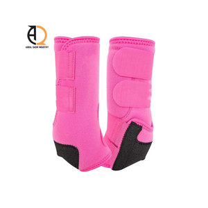 Bottes de protection pour tendons de cheval en néoprène, équipement équestre, fabrication OEM - Product Image 3