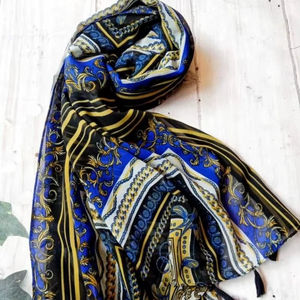 Foulards carrés en soie élégants Impression numérique personnalisée Tissu de qualité supérieure léger Accessoires de mode Fourniture en vrac - Product Image 1