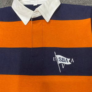 Camiseta Polo Extra Grande de Algodón con Estampado Vintage, Estilo Rugby con Botones y Rayas, Manga Larga para Mujer - Product Image 3