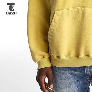 Sweat à capuche personnalisé effet délavé de qualité supérieure pour homme – Mode streetwear quotidienne – Pull tricoté pour homme - Product Image 5