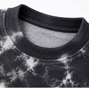 Sudadera Tie Dye Lavada de Forro Polar Cepillado Contemporáneo con Cuello Redondo, Fabricante OEM de Prendas, Ropa Cómoda y de Moda Casual - Product Image 5