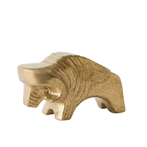 Statue d'animal en métal de qualité supérieure, design moderne, faite à la main, pour la décoration intérieure, sculpture polie moderne. - Product Image 2