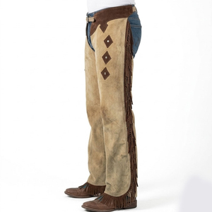 Custom Private Label Suede Leather <b>Chaps</b> For Sale Horse <b>Riding</b> <b>Chaps</b> Low Moq Best Quality Suede Leather <b>Chaps</b> - Product Image 2