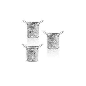 High Quality Galvanized Handmade Metal Flowers Pots Designer Flowers Planter <b>Stand</b> for Home & Garden Decor - Product Image 1