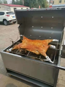 HJ-KQY40 Professioneller Holzkohlegrill für Ganzes Lamm Lammkeule Rippchen Gewerbliche Nutzung in BBQ-Gastronomien - Product Image 4