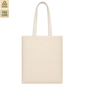 ถุงผ้าฝ้ายโปรโมชั่นแบบไม่เคลือบ 150 GSM ขนาด 38x42 ซม. แบบเรียบ พิมพ์โลโก้ตามสั่ง ขายส่ง รุ่น SS232 - Product Image 1