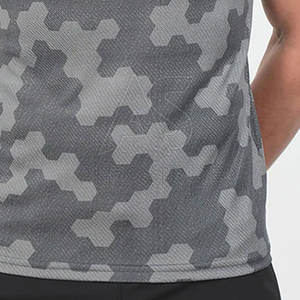 Nouveau design, vêtements décontractés pour hommes, t-shirts en sublimation, polyester/coton, respirants, séchage rapide, vêtements d'été, prix de gros - Product Image 6