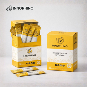 Custom Printed Flip Top Dispenser <b>Paper</b> Box For Herbal Sticks, Gum, Mints, Mini Energy <b>Packs</b> & Small Formats Retail Packaging - Product Image 2