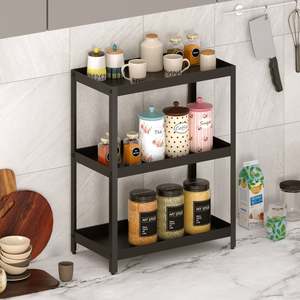 Support de rangement en métal Greta pour épices et masala, étagère de présentation pour bouteilles d'épices et support pour tasses, idéal pour la maison et la cuisine – Excellent rapport qualité-prix - Product Image 4