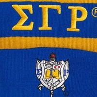 Bonnet d'hiver Sigma Gamma Rho en tricot chaud pour femme – Accessoire de sororité confortable pour le froid, couvre-chef tendance, personnalisable, vente en gros, OEM