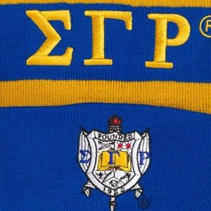Gorro de Invierno Sigma Gamma Rho, Gorro de Punto Cálido para Mujer, Accesorio de Sororidad para Clima Frío, Gorro de Moda, Personalizado, Venta al Por Mayor, OEM - Product Image 4